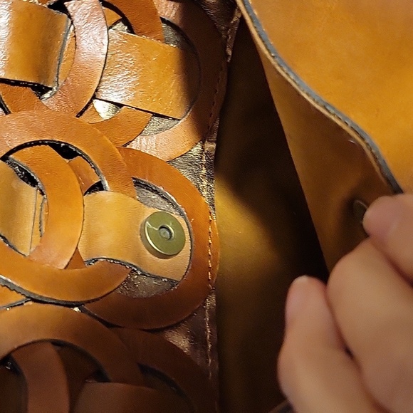 Patricia Nash Brown Leather Bag - Picture 11 of 12